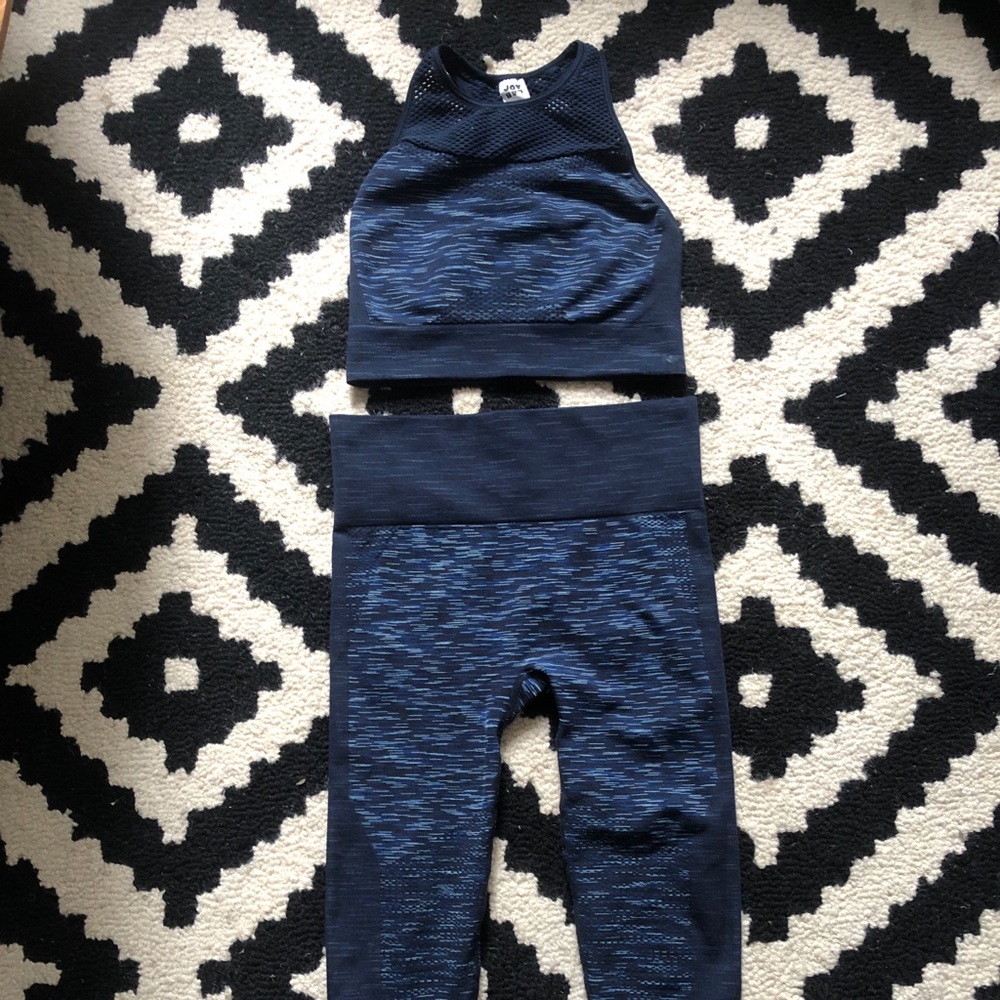 JoyLab Matching Navy Leggings and Top